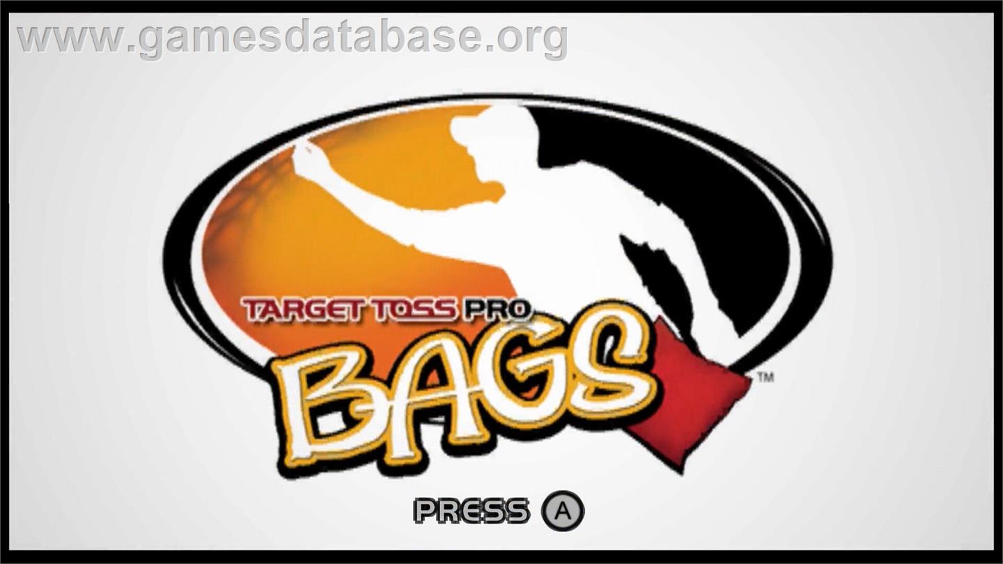 Target Toss Pro : Bags - Nintendo Wii - Artwork - Title Screen