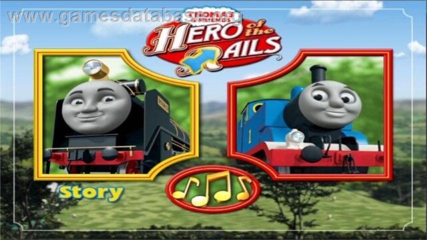 Thomas & Friends: Hero of the Rails - Nintendo Wii - Artwork - Title Screen