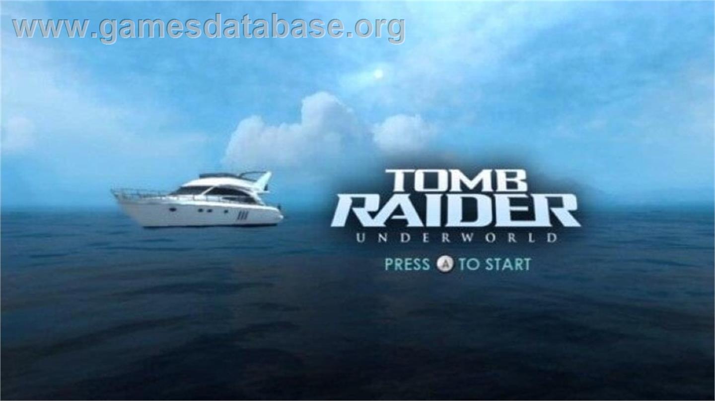 Tomb Raider Underworld - Nintendo Wii - Artwork - Title Screen