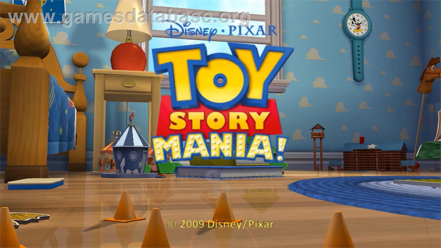 Toy Story Mania! - Nintendo Wii - Artwork - Title Screen