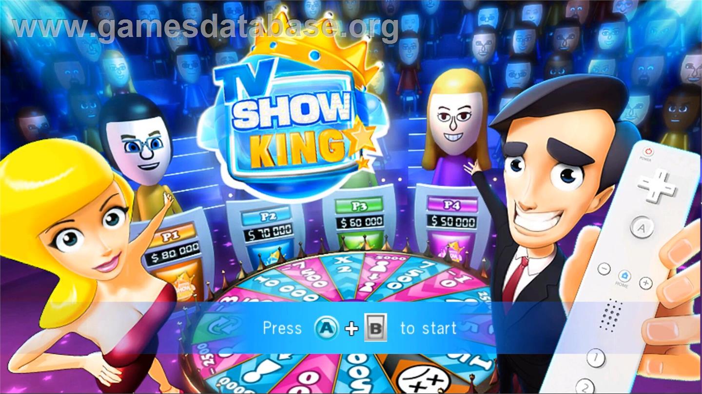 Tv Show King - Nintendo Wii - Artwork - Title Screen