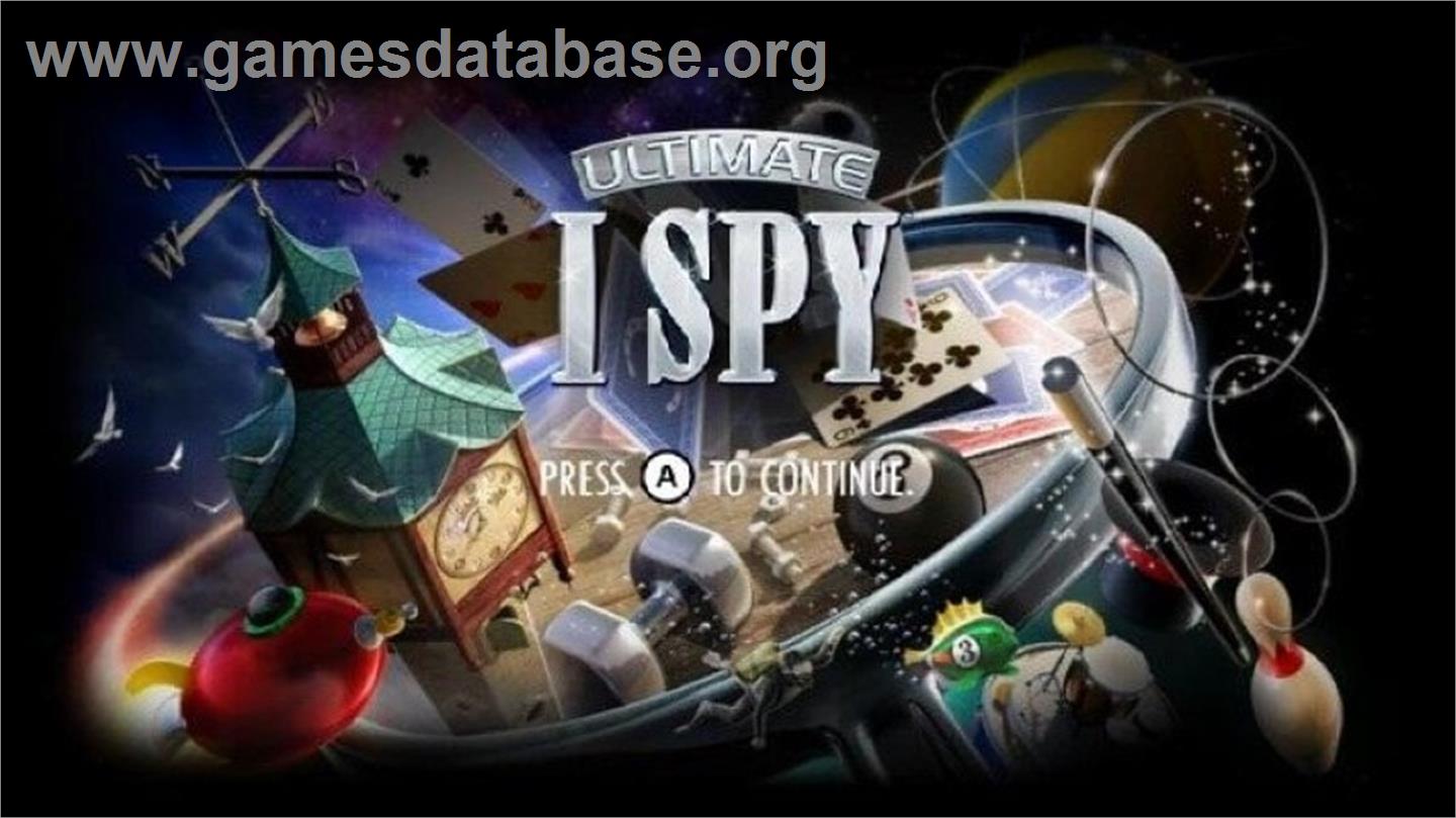 Ultimate I Spy - Nintendo Wii - Artwork - Title Screen