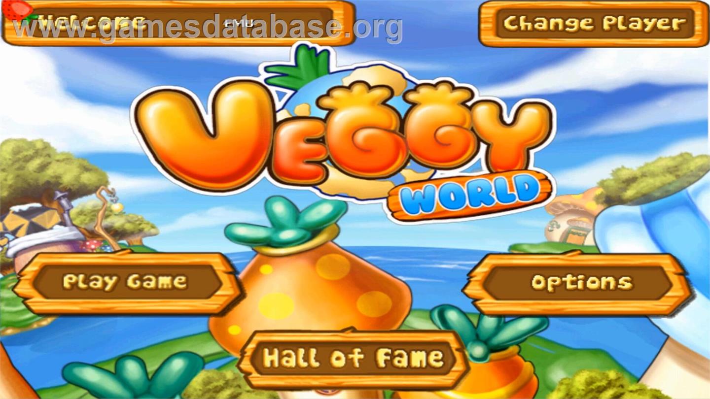 Veggy World - Nintendo Wii - Artwork - Title Screen