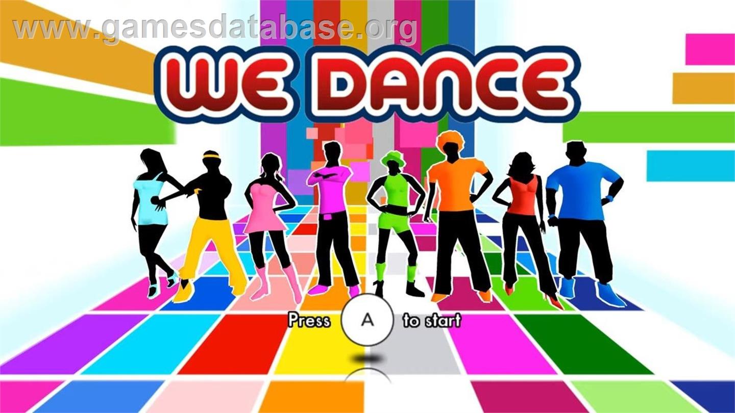 We Dance - Nintendo Wii - Artwork - Title Screen