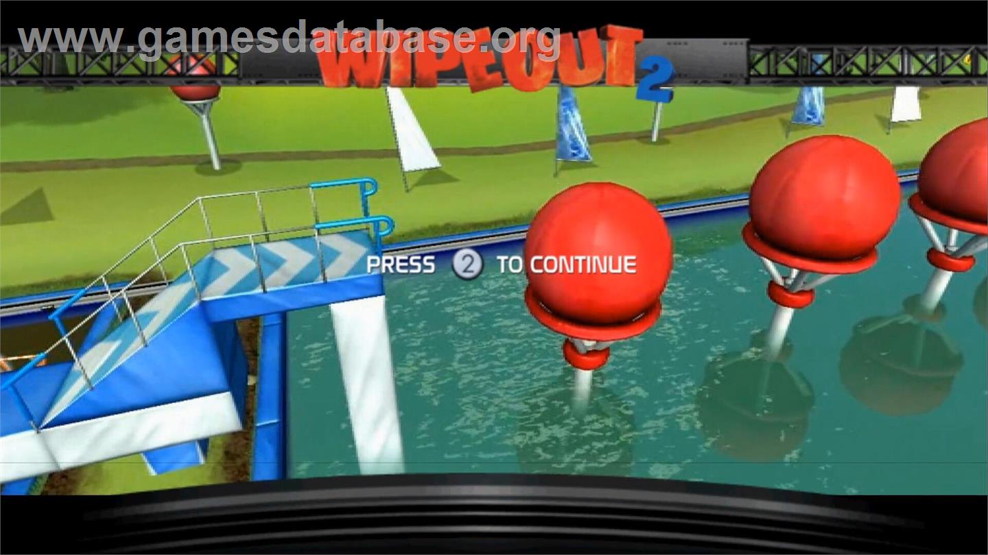 Wipeout - The Game 2 - Nintendo Wii - Artwork - Title Screen