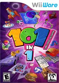Box cover for 101-in-1 Explosive Megamix on the Nintendo WiiWare.