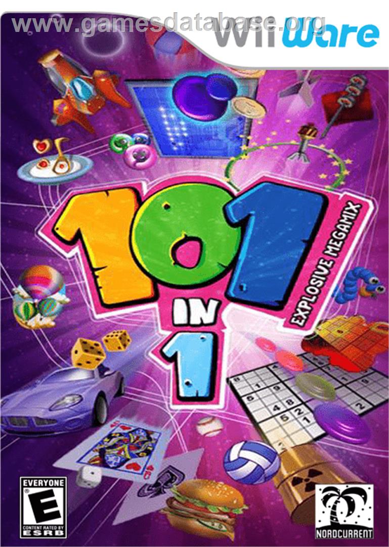 101-in-1 Explosive Megamix - Nintendo WiiWare - Artwork - Box