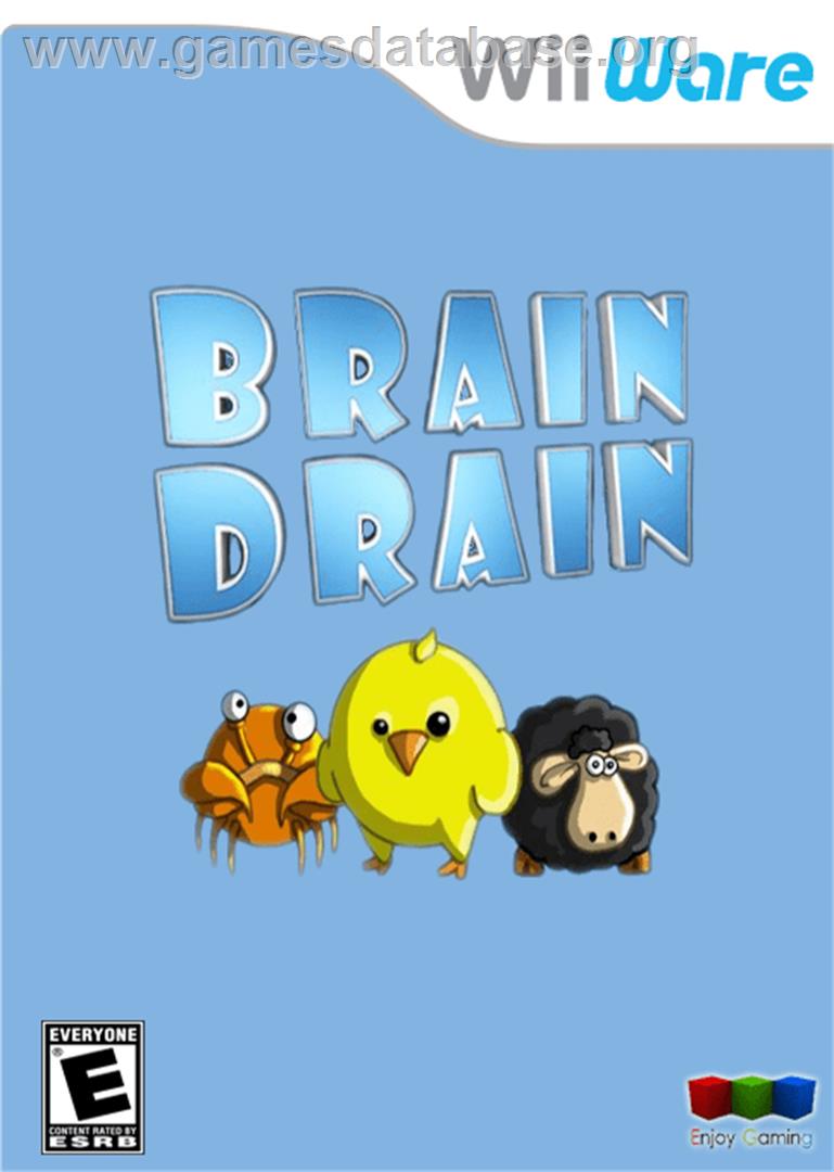 Brain Drain - Nintendo WiiWare - Artwork - Box