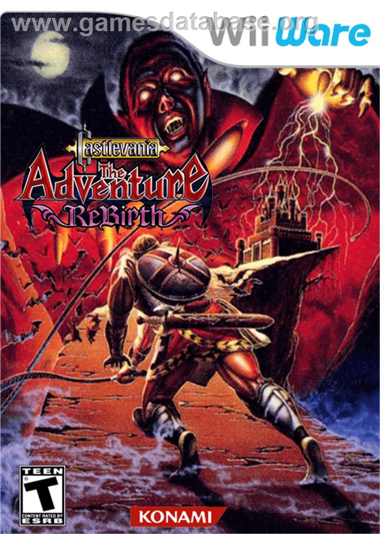 Castlevania - The Adventure ReBirth - Nintendo WiiWare - Artwork - Box
