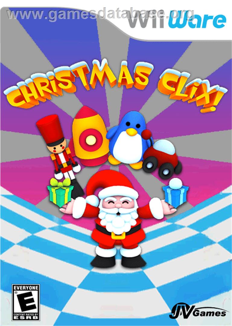 Christmas Clix - Nintendo WiiWare - Artwork - Box