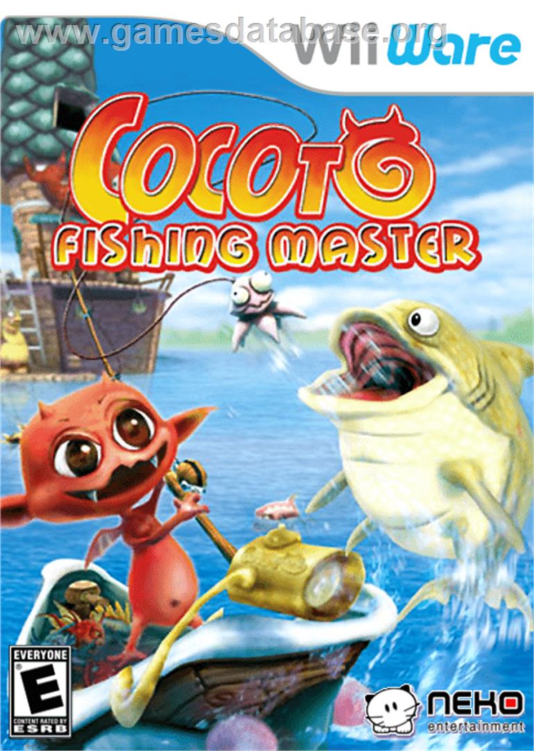 Cocoto Fishing Master - Nintendo WiiWare - Artwork - Box