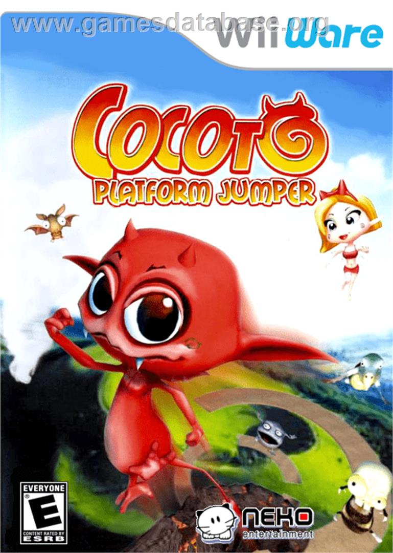 Cocoto Platform Jumper - Nintendo WiiWare - Artwork - Box