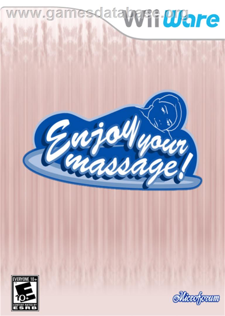 Enjoy your Massage! - Nintendo WiiWare - Artwork - Box