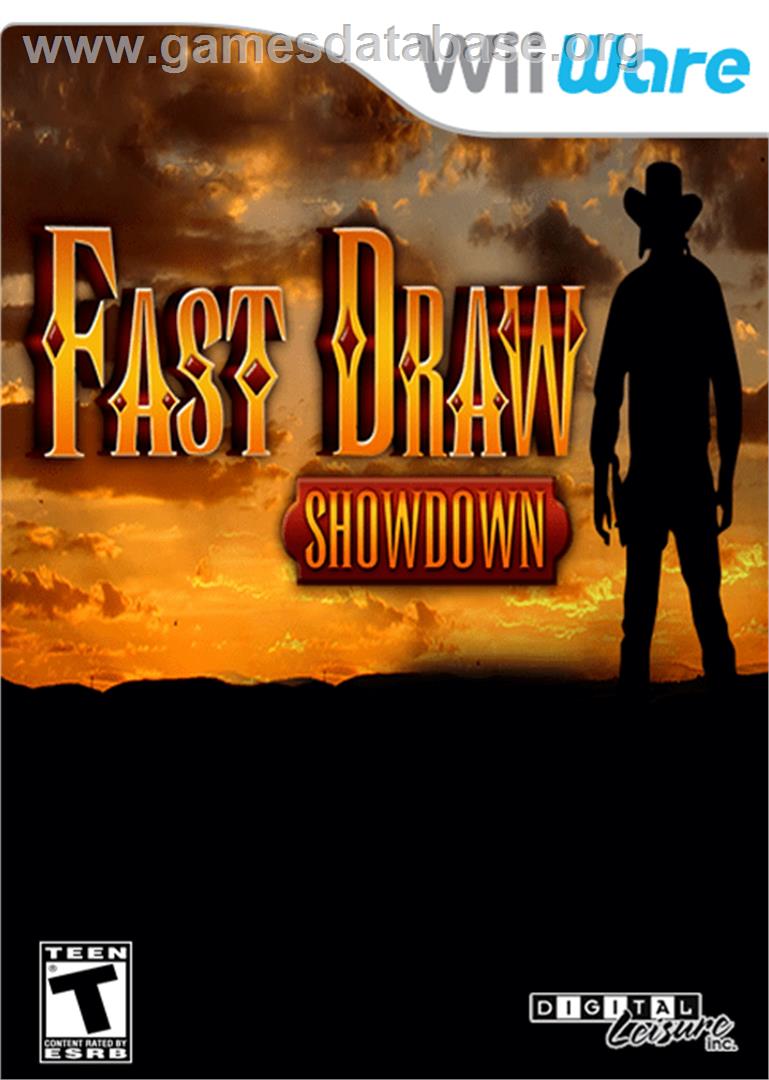 Fast Draw Showdown - Nintendo WiiWare - Artwork - Box