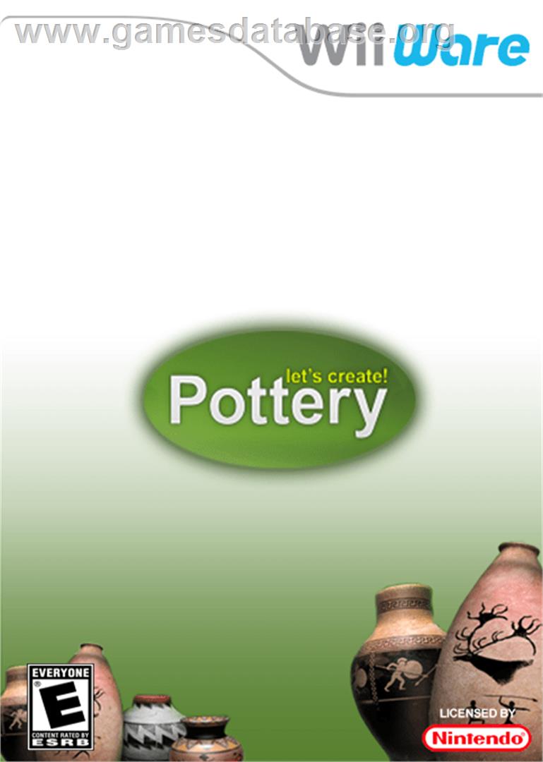 Let's Create! - Pottery - Nintendo WiiWare - Artwork - Box