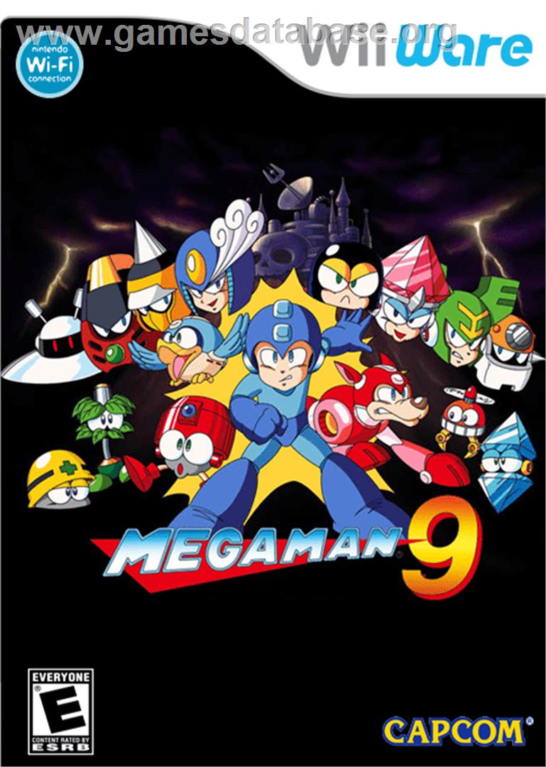 Mega Man 9 - Nintendo WiiWare - Artwork - Box