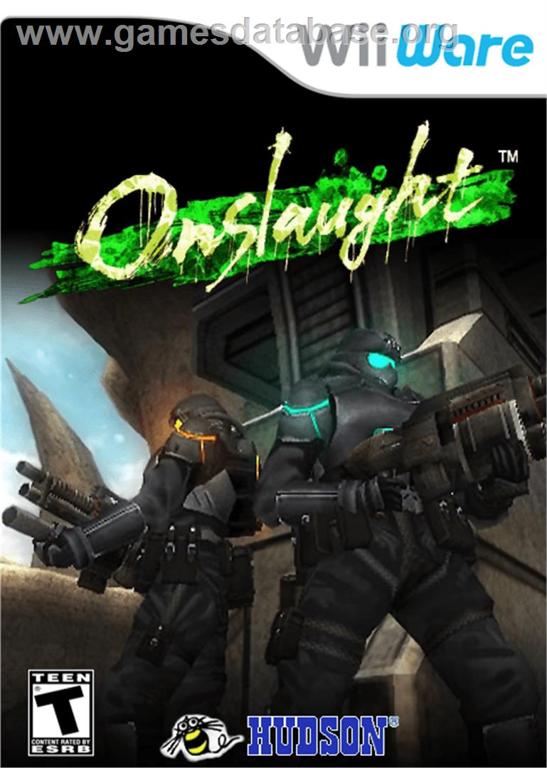 Onslaught - Nintendo WiiWare - Artwork - Box