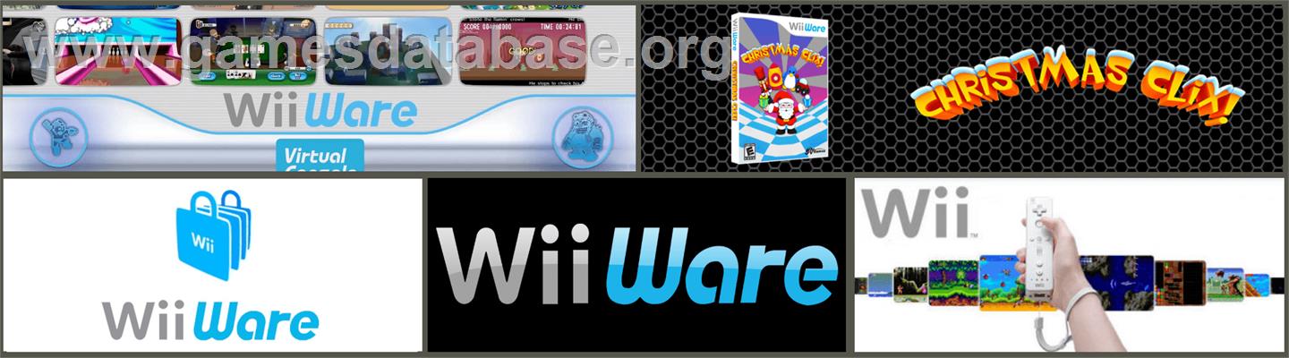 Christmas Clix - Nintendo WiiWare - Artwork - Marquee