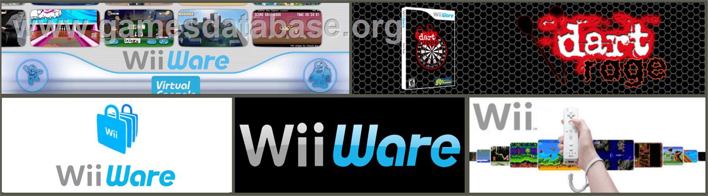 Dart Rage - Nintendo WiiWare - Artwork - Marquee