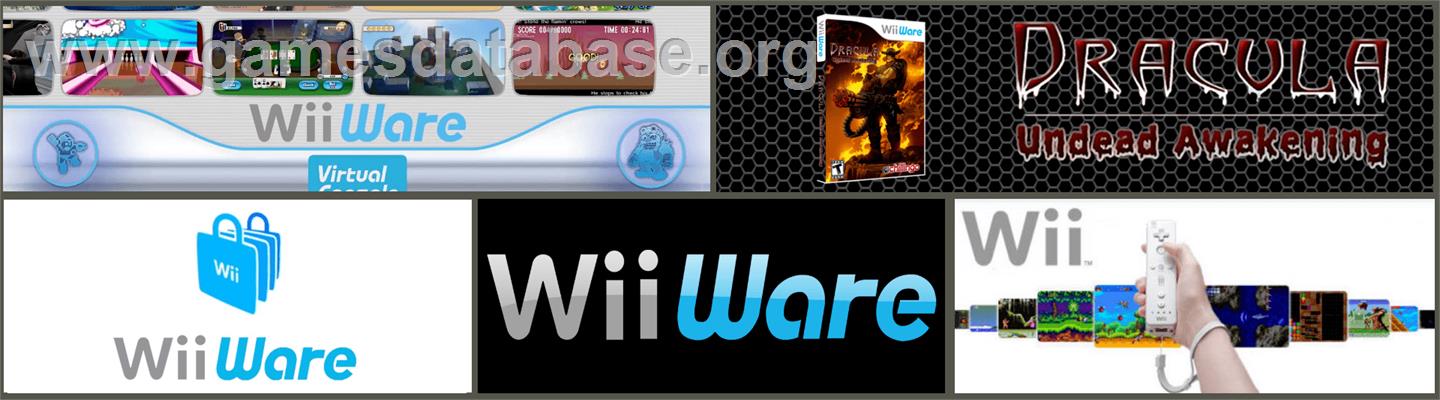Dracula - Undead Awakening - Nintendo WiiWare - Artwork - Marquee