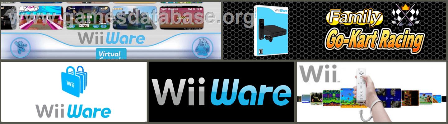 Family Go-Kart Racing - Nintendo WiiWare - Artwork - Marquee