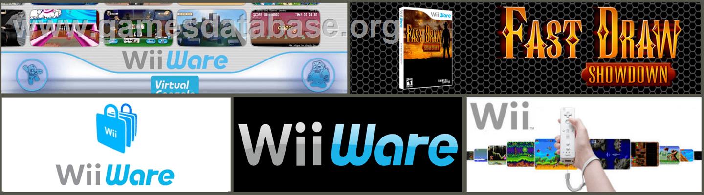 Fast Draw Showdown - Nintendo WiiWare - Artwork - Marquee
