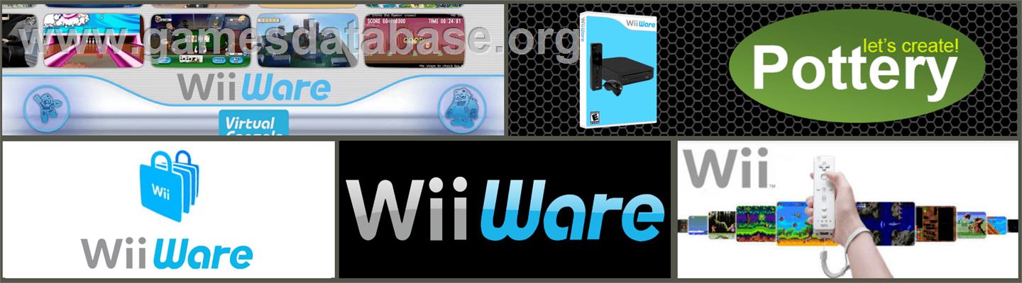 Let's Create! - Pottery - Nintendo WiiWare - Artwork - Marquee