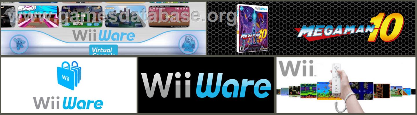 Mega Man 10 - Nintendo WiiWare - Artwork - Marquee