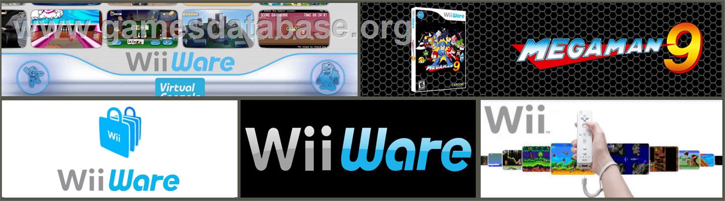 Mega Man 9 - Nintendo WiiWare - Artwork - Marquee