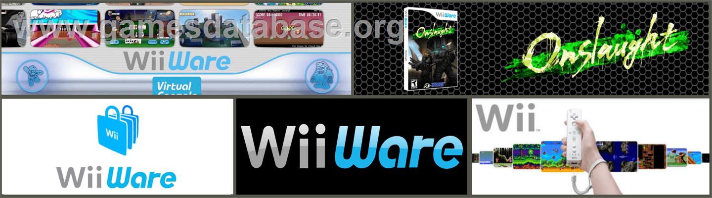 Onslaught - Nintendo WiiWare - Artwork - Marquee