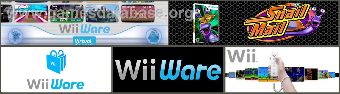 Snail Mail - Nintendo WiiWare - Artwork - Marquee