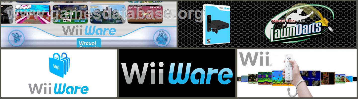 Target Toss Pro - Lawn Darts - Nintendo WiiWare - Artwork - Marquee