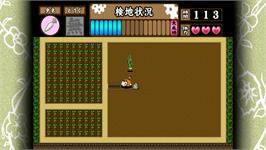In game image of Jintori Action! Taikoukenchi - Karakuri Shiro no Nazo on the Nintendo WiiWare.