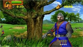 In game image of Robin Hood - The Return of Richard on the Nintendo WiiWare.