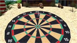 In game image of Target Toss Pro - Lawn Darts on the Nintendo WiiWare.