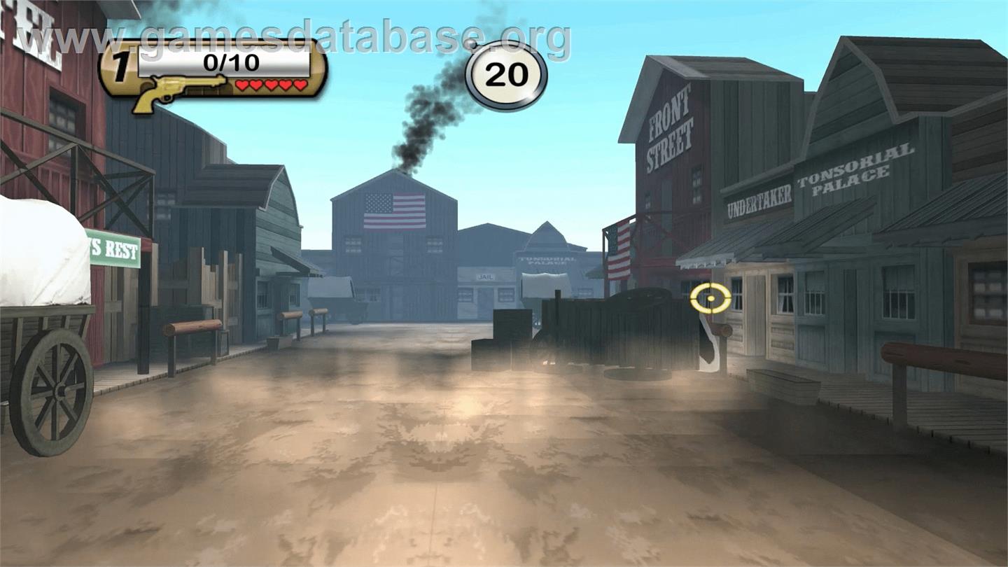 Big Town Shoot Out - Nintendo WiiWare - Artwork - In Game