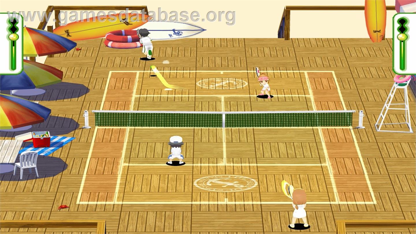 Family Tennis - Nintendo WiiWare - Artwork - In Game