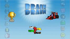 Title screen of Brain Drain on the Nintendo WiiWare.