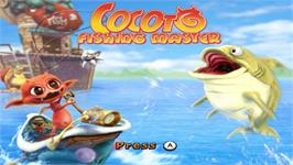 Title screen of Cocoto Fishing Master on the Nintendo WiiWare.