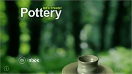 Title screen of Let's Create! - Pottery on the Nintendo WiiWare.