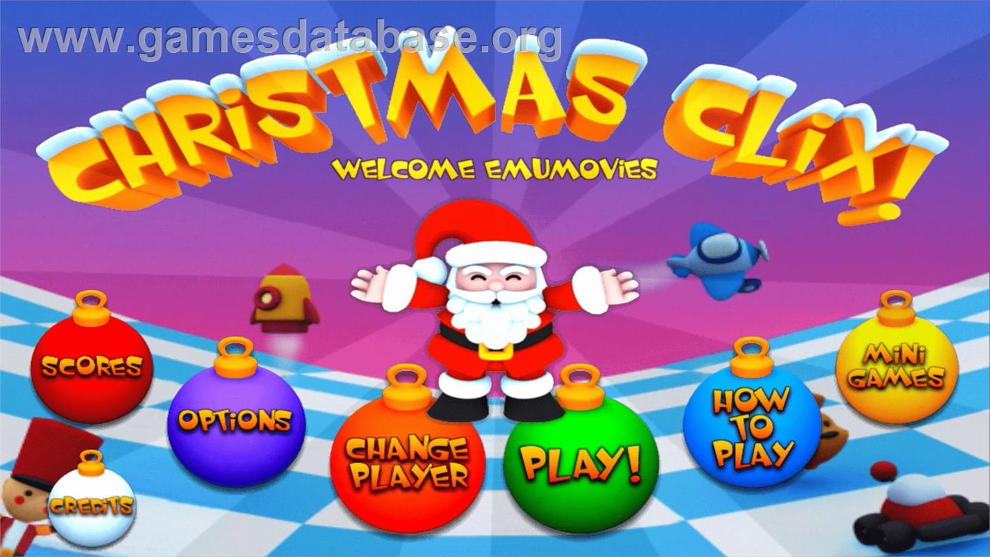 Christmas Clix - Nintendo WiiWare - Artwork - Title Screen