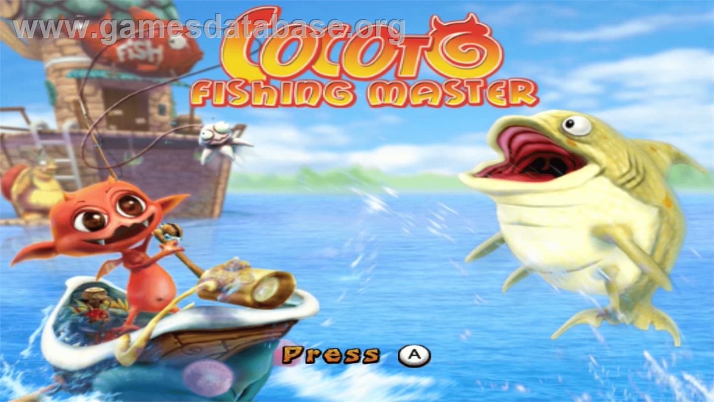 Cocoto Fishing Master - Nintendo WiiWare - Artwork - Title Screen