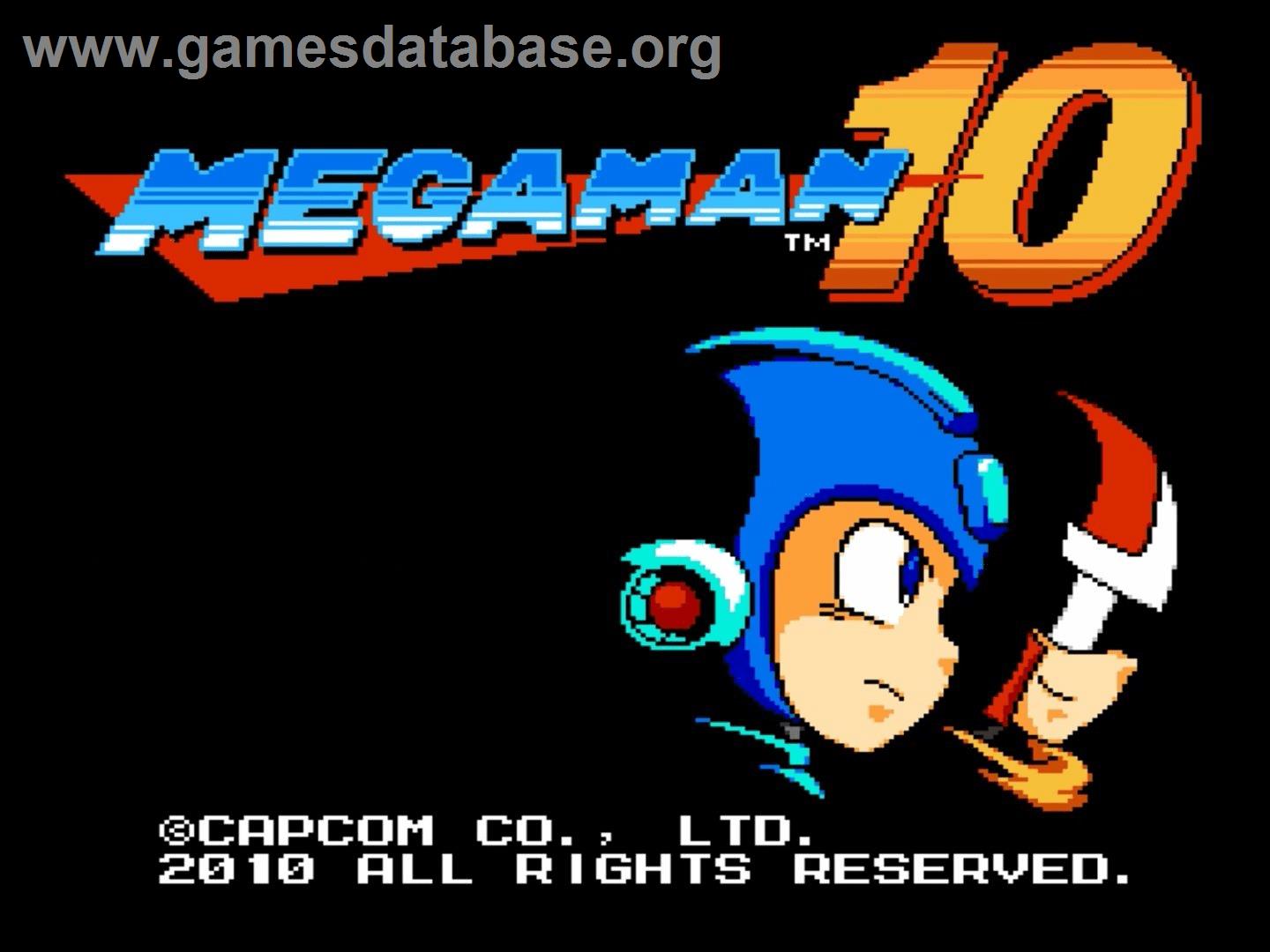 Mega Man 10 - Nintendo WiiWare - Artwork - Title Screen