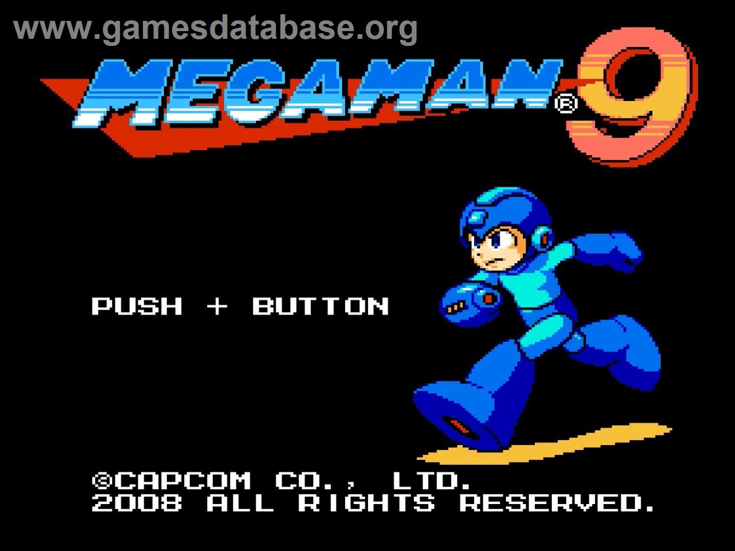 Mega Man 9 - Nintendo WiiWare - Artwork - Title Screen