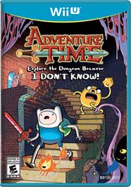Box cover for Adventure Time - Explore the Dungeon Because I Don't Know! on the Nintendo Wii U.