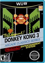 Box cover for Donkey Kong 3 on the Nintendo Wii U.