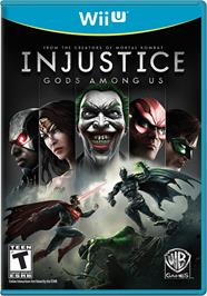 Box cover for Injustice - Les Dieux Sont Parmi Nous on the Nintendo Wii U.