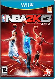 Box cover for NBA 2K13 on the Nintendo Wii U.