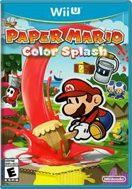 Box cover for Paper Mario - Color Splash on the Nintendo Wii U.
