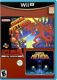 Box cover for Super Metroid on the Nintendo Wii U.